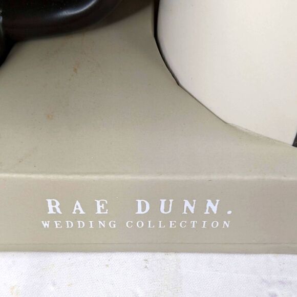 Rae Dunn BETTER HALF & OTHER HALF Ceramic Mugs - Set of 2 NIB - Picture 2 of 3